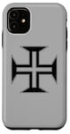 Coque pour iPhone 11 ORDRE CROIX PORTUGAIS DE CHRIST CROSS PORTUGAL