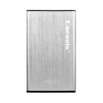 MX kingdom 3" Portable External Hard Drive 500GB/1T/2T-USB 3.0 Ultra Slim Aluminum HDD Backup for PC/Desktop/Laptop/TV/Mac/MacBook/Chromebook/Windows