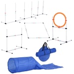 5 St. Hund Agility Set Training För Husdjur Hund Training Set Med Hundtunnel Inkluderar Väska Lätt Att Bära Polyester Plast Oran