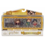 Harry Potter Figures Set Of 4 Micro Magical Moments Mini Characters Display Case