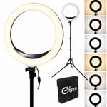 14 Inch LED Ring Light With Stand and Phone Holder Make-up for Camera iPhone