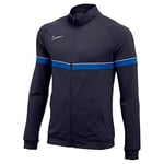 Nike Dri-FIT Academy 21 Veste Homme, Obsidienne/Blanc/Bleu Royal/Blanc, S