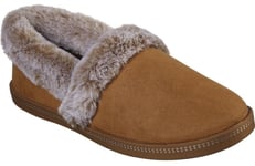 Skechers Womens Fluffy Slippers Cozy Campfire Team Toastie Slip On chestnut UK S