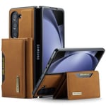 Samsung Galaxy Z Fold5 5G      Magnetic Wallet    Brown