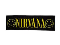 NIRVANA Heavy Metal Rock Punk Music Band Logo Iron On/Sew On Embroidered Patch 4 cm x 12.9 cm (H x W)