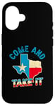 Coque pour iPhone 16 Drapeau du Texas USA Independence Day Come And Take It