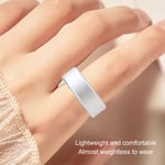 Wearable Smart Ring APP Monitoring 5ATM Water Resistant Aluminum Alloy Fitness