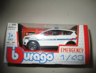 FORD KUGA  POLICE MUNICIPALE B BURAGO EMERGENCY NEUF EN BOITE 1/43°