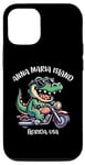 Coque pour iPhone 13 Pro Anna Maria Island Floride USA Fun Alligator Cartoon Design