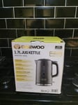 Daewoo Honeycomb Kettle 1.7L Textured Fast Rapid Boil 3KW Cordless SDA2601-black