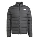 adidas Men's ESSENTIALS LIGHT DOWN JACKET, black/white, XXL