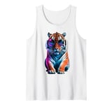 Cool Tiger in Sunglasses Tank Top