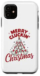 iPhone 11 Merry Cluckin' Christmas Funny Chicken Lovers Farm Xmas Case