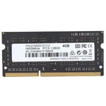 DDR3 RAM Ohut alumiininen korkean suorituskyvyn SODIMM DDR3?1600MHz PC3?12800 kannettavan muisti 4GB