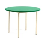 HAY Two-Colour ruokapöytä Ø105 cm Ivory-green mint