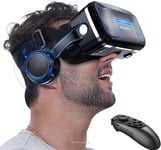 VR Headset, Virtual Reality Headset with Controller & Headphones for Kid Adult