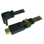 Cable HDMI 1.4 haute définition 3 METRES FULL HD 1080p 3D HDCP - Neuf