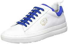 PANTOFOLA D’ORO 1886 Homme Court Classic Plat Oxford, Blanc Royal, 45 EU