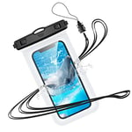 YOSH IPX8 Waterproof Phone Pouch with Lanyard, Phone Waterproof Pouch Bag Case for Swimming Snorkeling Dustproof for iPhone 15 14 13 12 11 Pro Max XS max Samsung S24 S23 Huawei Xiaomi etc. up to 7.0"