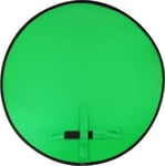 4smarts - brak - Canvas Green-Screen Chroma-Key monterad på fåtöljens handtag diameter 110cm 460516