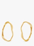 Deborah Blyth Ripple Stud Earrings, Gold