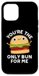 Coque pour iPhone 12/12 Pro Tu es le seul pain pour moi, jeu de mots amusant à hamburger