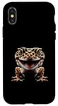 Coque pour iPhone X/XS Chemise gothique pour reptile - Motif léopard