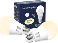 Boxlood Dawn Till Dusk Bulbs, 9W, 60W Equivalent, Outside Bulbs Automatic On Off