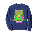 Ayahuasca Shaman - Colorful, Wise Owl of the Sacred Journey Sweatshirt