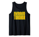 Swimming Teacher | Swimming Pool Swim Coach | Swimmer Tank Top