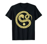 Yin Yang Zen Taiji Lucky Red Pocket Snake Year ART ON BACK T-Shirt