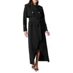 The Drop Convertible Maxi Trench Coat, Stretch Limo, 5XL Grande Taille