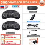 Video Game Stick 4k 16-bittinen langaton MD-konsoli Everdrivelle SEGA NES FC Genesis Mega Game Stick Retro System Dendy TV Game