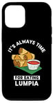 Coque pour iPhone 12/12 Pro Lumpia Food Lover It's Always Time For Manger Lumpia