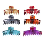 6Pcs/Lot  Hair Claw Clips Hair Clips for Women  Hair Claws for Thick Fine9650