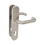 Amig - Poignée en Inox 18/8 pour Porte et Fenêtre Oscillo-Battante | Serrure Encastrée pour Meuble | Boudin de Porte Automatique | Grille Aération avec Moustiquaire, 3PXB85