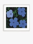 John Lewis Andy Warhol 'Flowers' Framed Print & Mount, 50 x 50cm