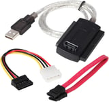 2.5/3.5 Sata Ide To Usb Adapter Cable For Hard Disk Hdd[USB240022]