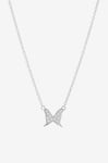 Carolina Gynning - Halsband Petite Papillion Sparkling - Silver