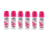 6 x Mum Roll On Fresh Pink Rose 48H Anti Perspirant Deodorant 50ml ***