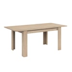 Kit Table Kendra Extensible 140/190X90X78H En Aggloméré Mélaminé Chêne