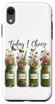 Coque pour iPhone XR Mason Jars Floral Choisissez Faith Hope Love Joy Flower