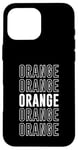 Coque pour iPhone 16 Pro Max Orange