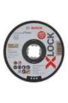 Bosch Professional 1x Standard for Inox X-LOCK Disque à tronçonner (pour l'acier inoxydable, Ø 125 mm, Accessoires Meuleuse Angulaire)