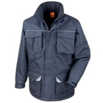 WORK-GUARD by Result Mens Sabre Padded Long Coat - L