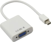 Adaptateur Mini Displayport Mâle Vers Vga Femelle, Adaptateur Thunderbolt Vers Vga,Convertisseur 1080 (Ultra Hd),Compatible Avec Tv,Moniteur,Projecteur Et Plus Encore.