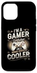 Coque pour iPhone 12/12 Pro Gamer Godfather pour hommes, jeux vidéo amusants, vintage