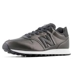 New Balance Women's 500 Sneaker, Black, 5.5 UK