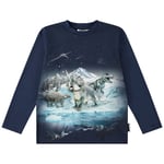 Molo GOTS Reif Långärmad T-shirt Goal Blue | Marinblå | 104 cm