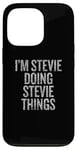 Coque pour iPhone 13 Pro Je suis Stevie Doing Stevie Things Funny Vintage